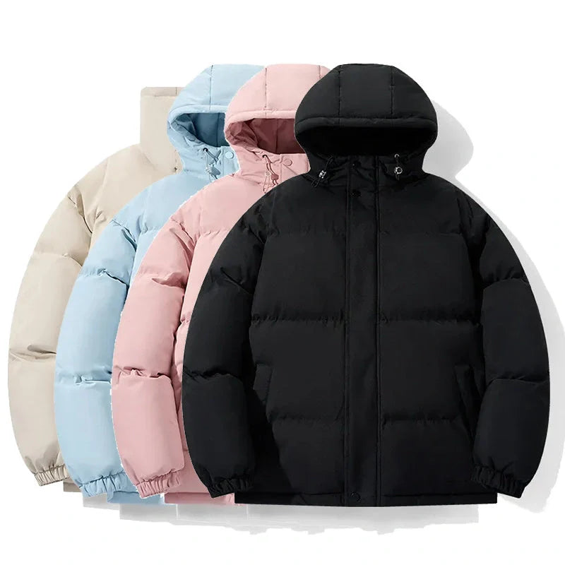 Cozy and comfortable cotton hooded coat in a variety of colors for casual winter wear