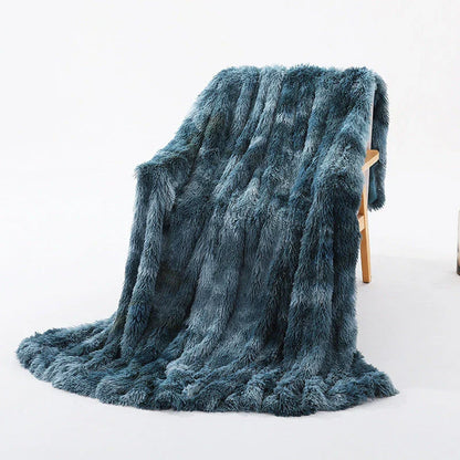 Soft, plush sherpa throw blanket in a variety of colors and sizes, perfect for cozy relaxation on the sofa or bed
