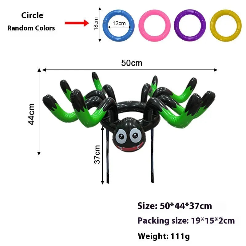 Inflatable Octopus Ferrule Throwing Toy in multiple colours for teenager ability training