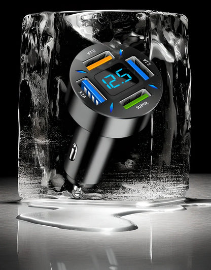 High-Speed 66W USB Car Charger with PD and QC 3.0 Charging for Fast Charging on the Go