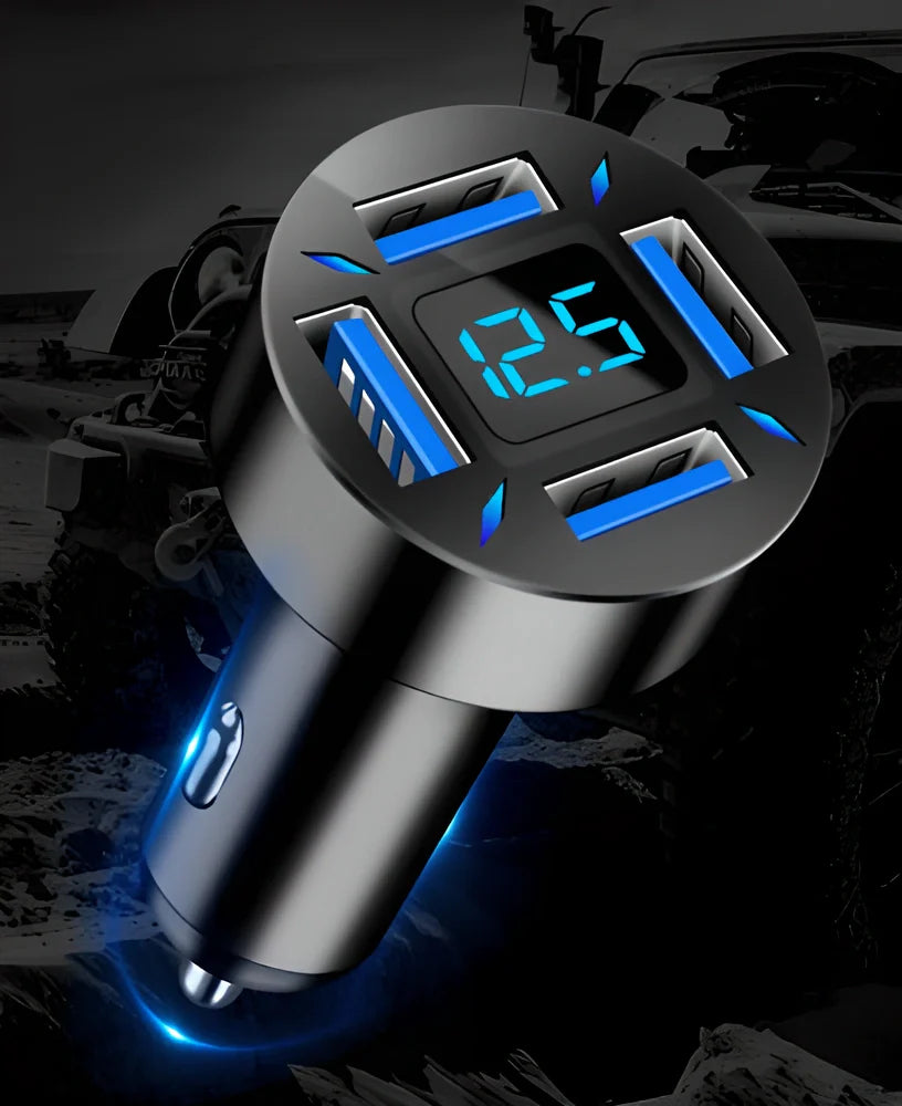 High-Speed 66W USB Car Charger with PD and QC 3.0 Charging for Fast Charging on the Go