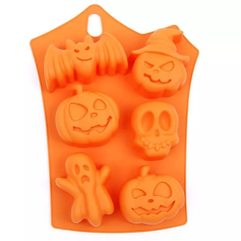 Halloween Pumpkin Silicone Cake Mold for baking detailed desserts