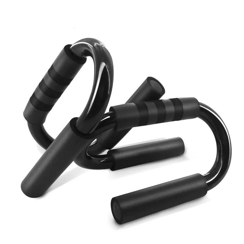 S-type Push-up Bracket in black for enhanced fitness training