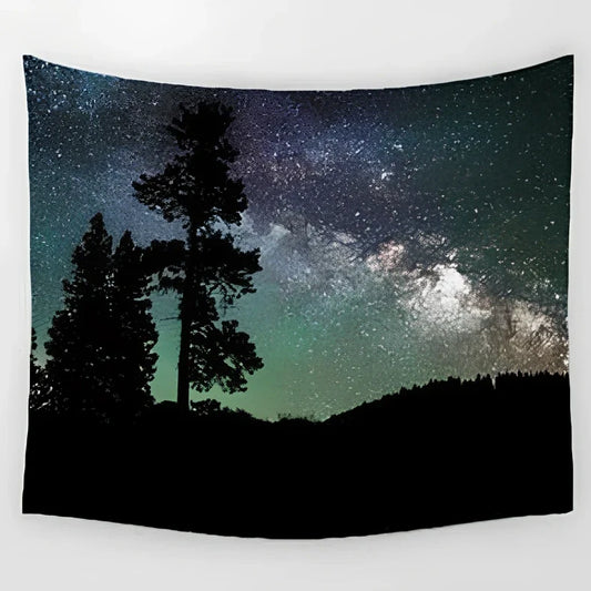 Rectangular geometric tapestry with European classical pattern in plush polyester fabric, 150cm wide