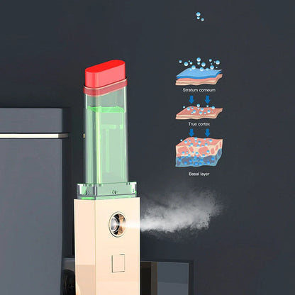 Nano Spray Water Replenishing Instrument BS-01 in golden color with USB charging