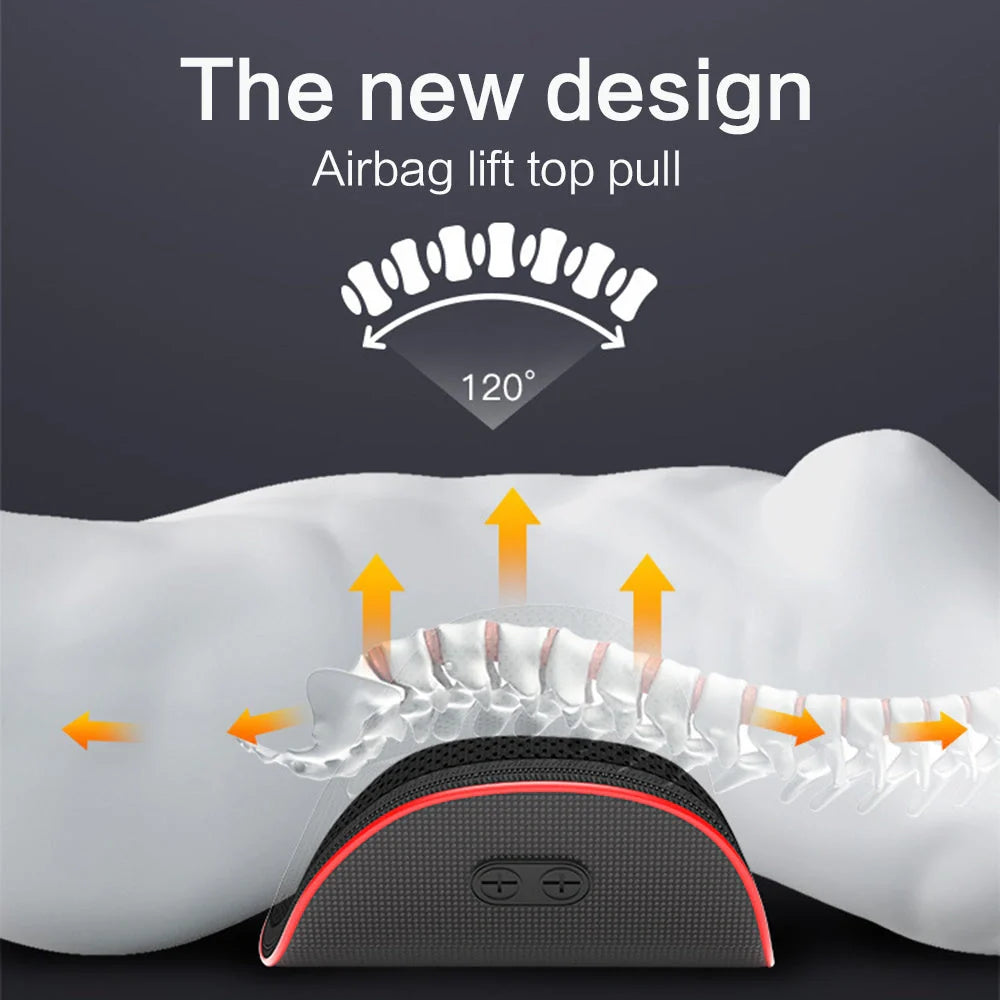 Electric Lumbar Traction Device with adjustable settings for back pain relief