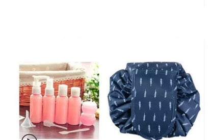 Animal Print Large Capacity Drawstring Cosmetic Storage Bag with waterproof oxford cloth