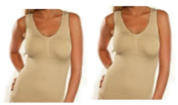 Sculpting Tank Top and Cami Set - Slim and smooth your figure with this versatile undergarment duo