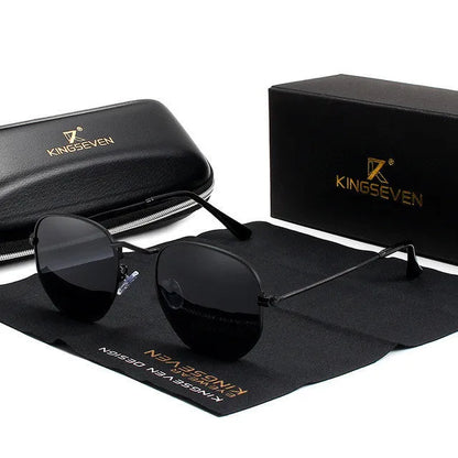 Men's retro round sunglasses with UV400 protection in multiple colour options including black, blue, green, gun grey, silver, and gold