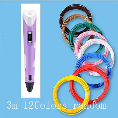 Versatile 3D Art Pen for Creative Painting and Drawing - Unleash Your Artistic Potential with Vibrant Colors and Precise Control