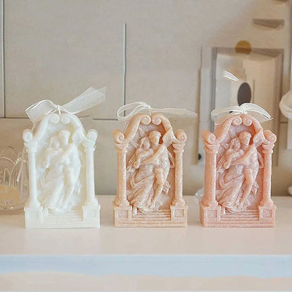 Ancient Greek couple angel silicone baking and craft mould