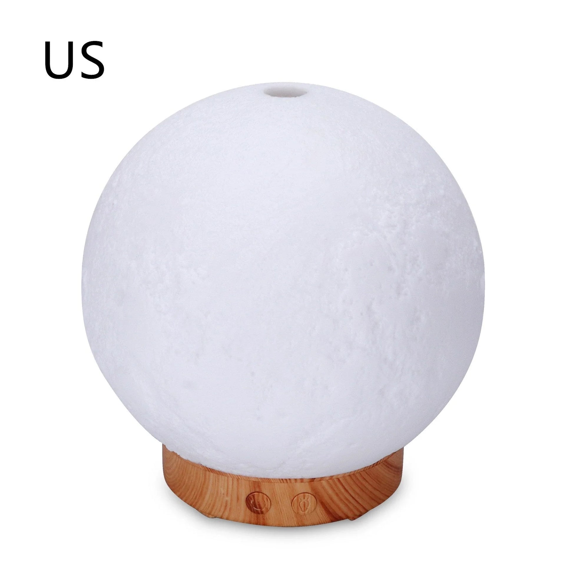 Elegant Ultrasonic Humidifier and Aroma Diffuser with wood grain and color options
