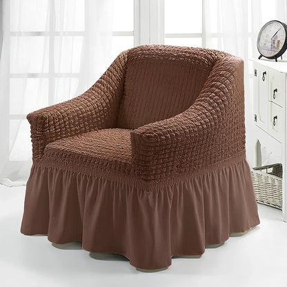 Branbird American single sofa cover with skirt design on 90-140cm furniture