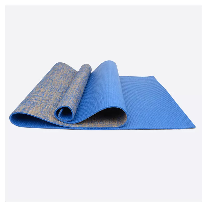 Anti-slip sports yoga mat in various colors, perfect for yoga and fitness