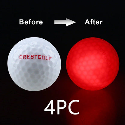Illuminating Night Golf Balls: Glow-in-the-Dark Practice Balls with Vibrant LED Lights and Durable Design