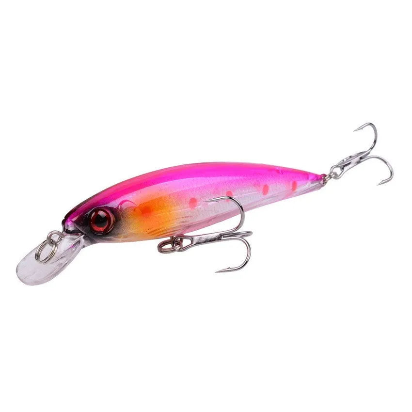Classic lure bait 13.8g ABS plastic fishing lure with No. 6 hook, 11cm, slow sinking, 10 colours