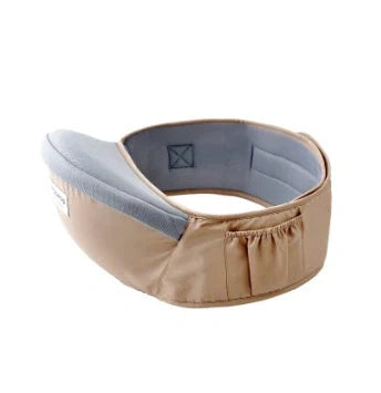 Baby sling waist seat carrier showing 15mm cushion and 25mm waist pad with anti-sliding design