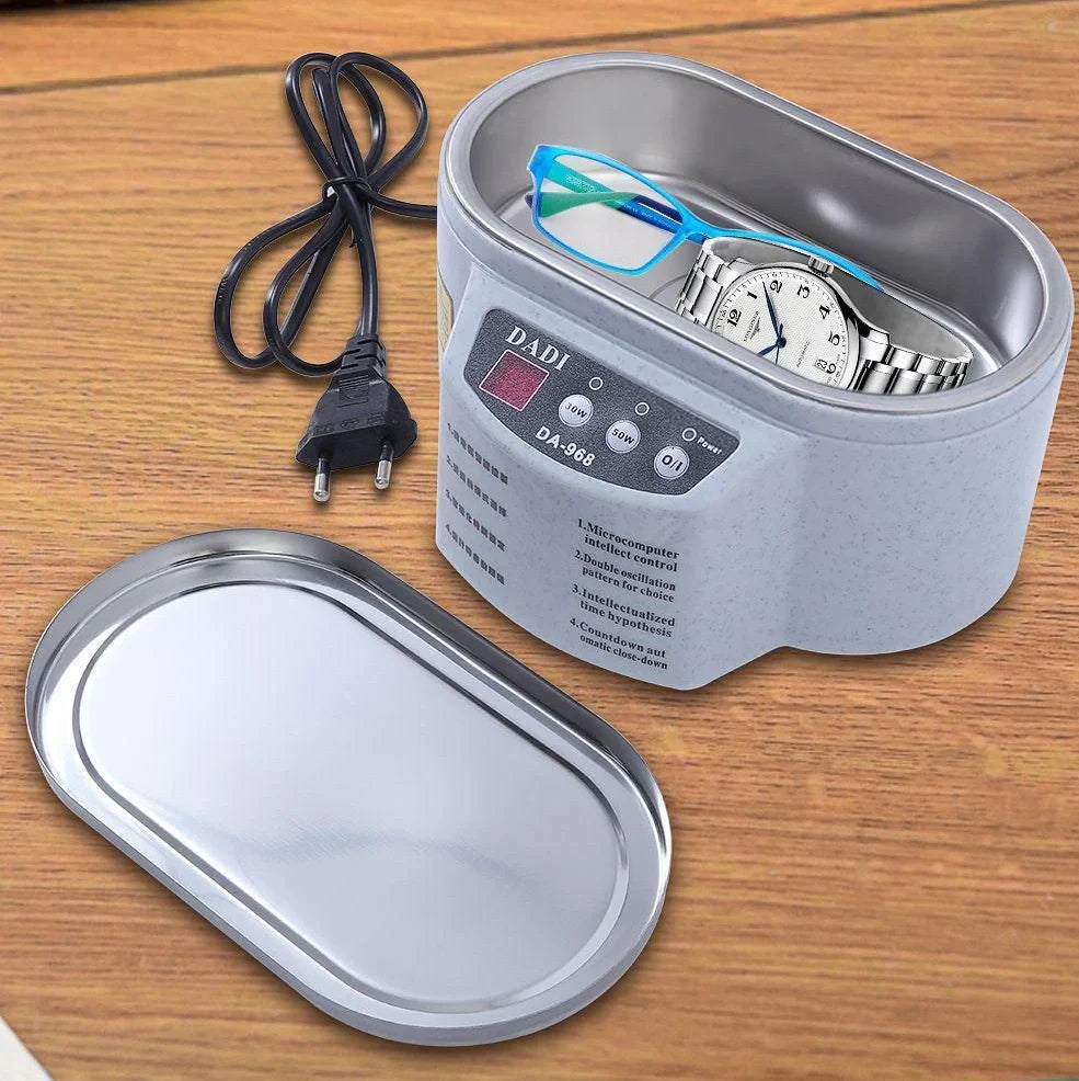 Earth ultrasonic cleaning machine with stainless steel tank and digital timer display