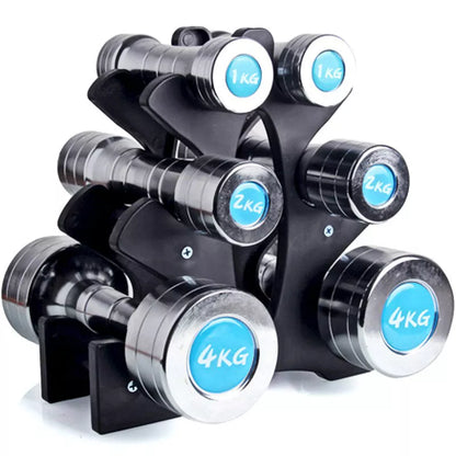 PVC Fitness Dumbbell Rack Holder for home gym organization