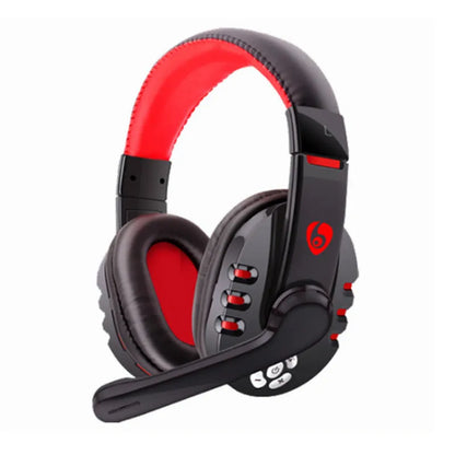 Black wireless Bluetooth headset with 40mm speakers, 300mAh battery, and up to 10m range