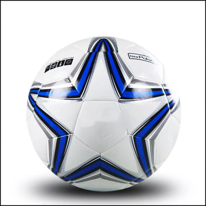 UEFA Champions League football in multi-color options, sizes quasi No. 4 and 5, with PU leather and butyl liner