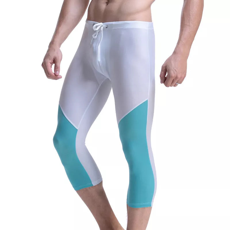 Nylon semi-light swimming pool sports casual pants in various colors