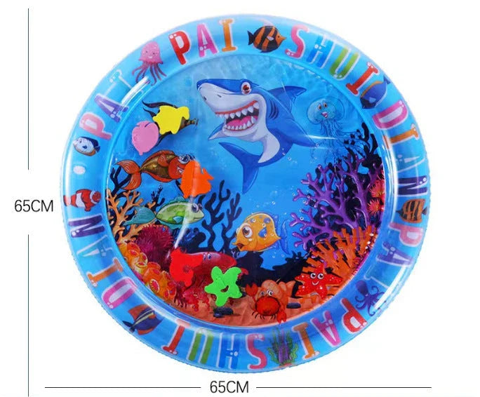 Cooling Pet Water Bed Cushion with vibrant designs for pets and children to enjoy refreshing relief from summer heat