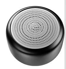 VVADI mini Bluetooth speaker with aluminium alloy shell, 3W output, 6-hour battery and USB charging, in Black, Golden or Red