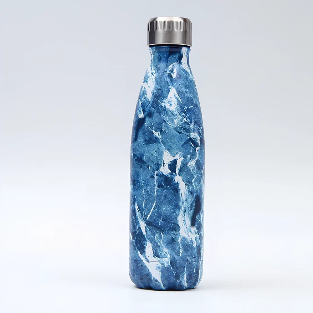 500ml stainless steel sports bottle in various colours with vacuum insulation and secure lid for gym use