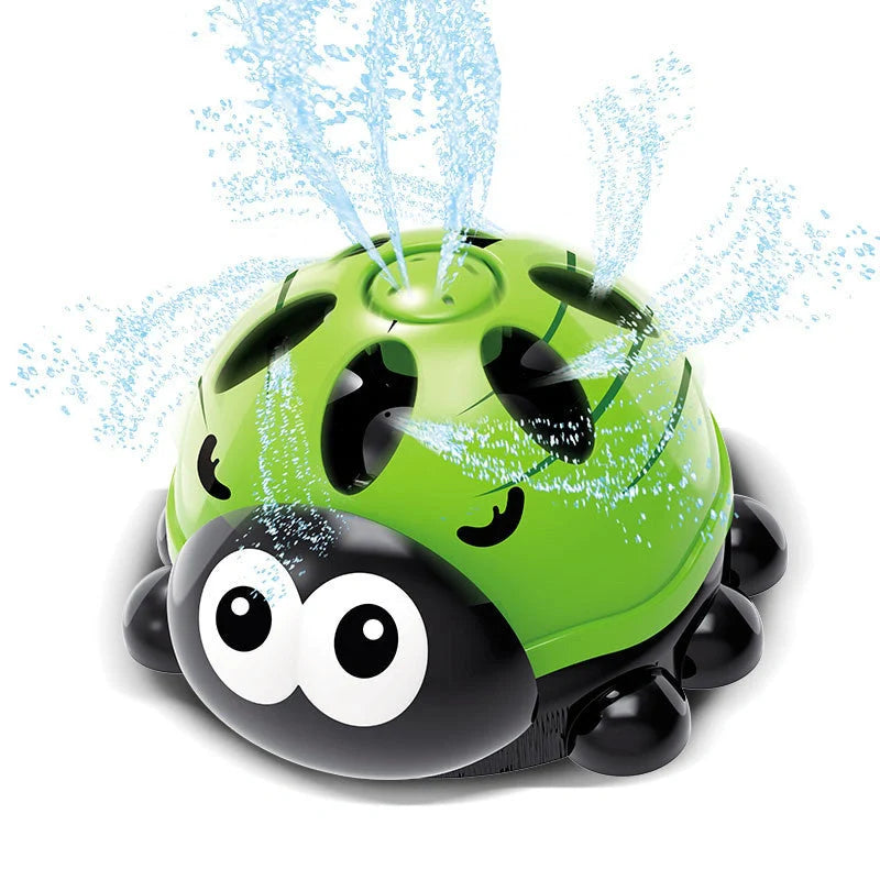 Cartoon Sprinkler Water Toy for kids summer play with rotating water spray