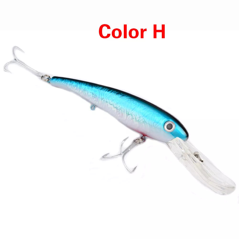 20CM Glossy Mino Fishing Lure with vibrant colors and durable ABS construction
