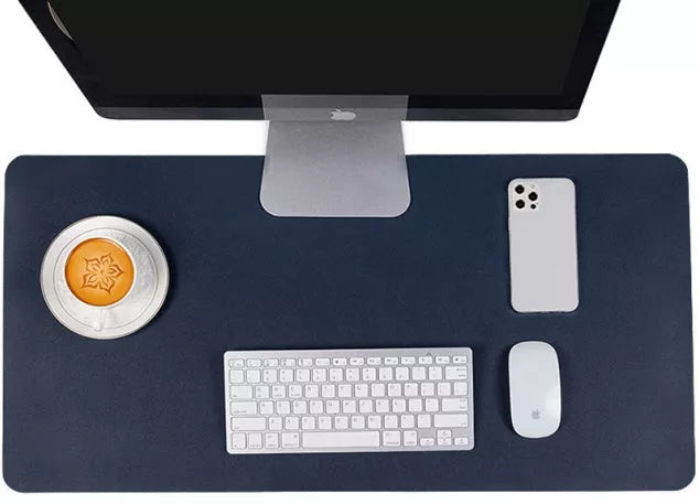 Waterproof oversized mouse pad with velvet bottom in various colors and sizes