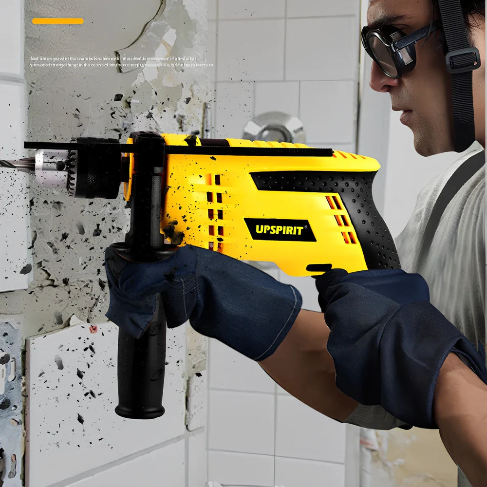 13mm household impact electric drill with 710W power and variable speed control