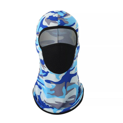 Printed Breathable Headgear Mask in various colors for windproof and sunscreen protection