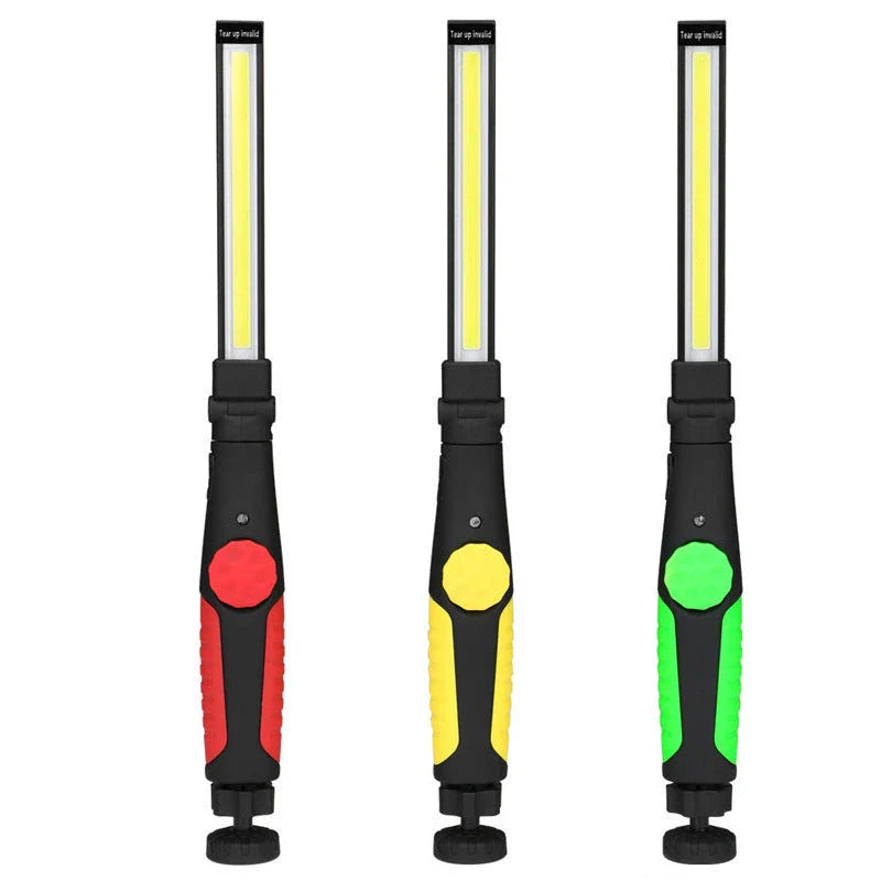 Versatile Magnetic LED Worklight with Adjustable Brightness and Rotatable Light Bar