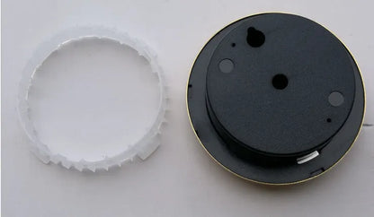 Analogue thermometer and hygrometer with 72mm aluminium dial and outer ring for humidity monitoring