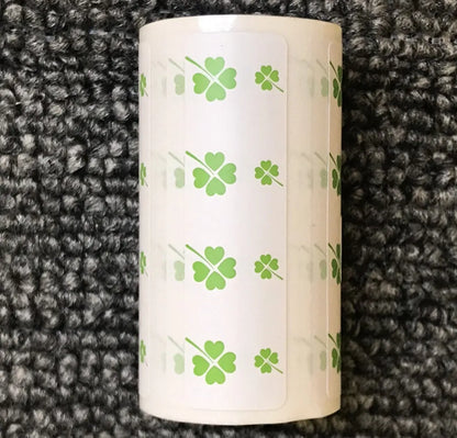 PerPage Mini wireless portable thermal printer paper in Regular, Label and Sticker types, with colour and Q3 or Q6 quantity options.