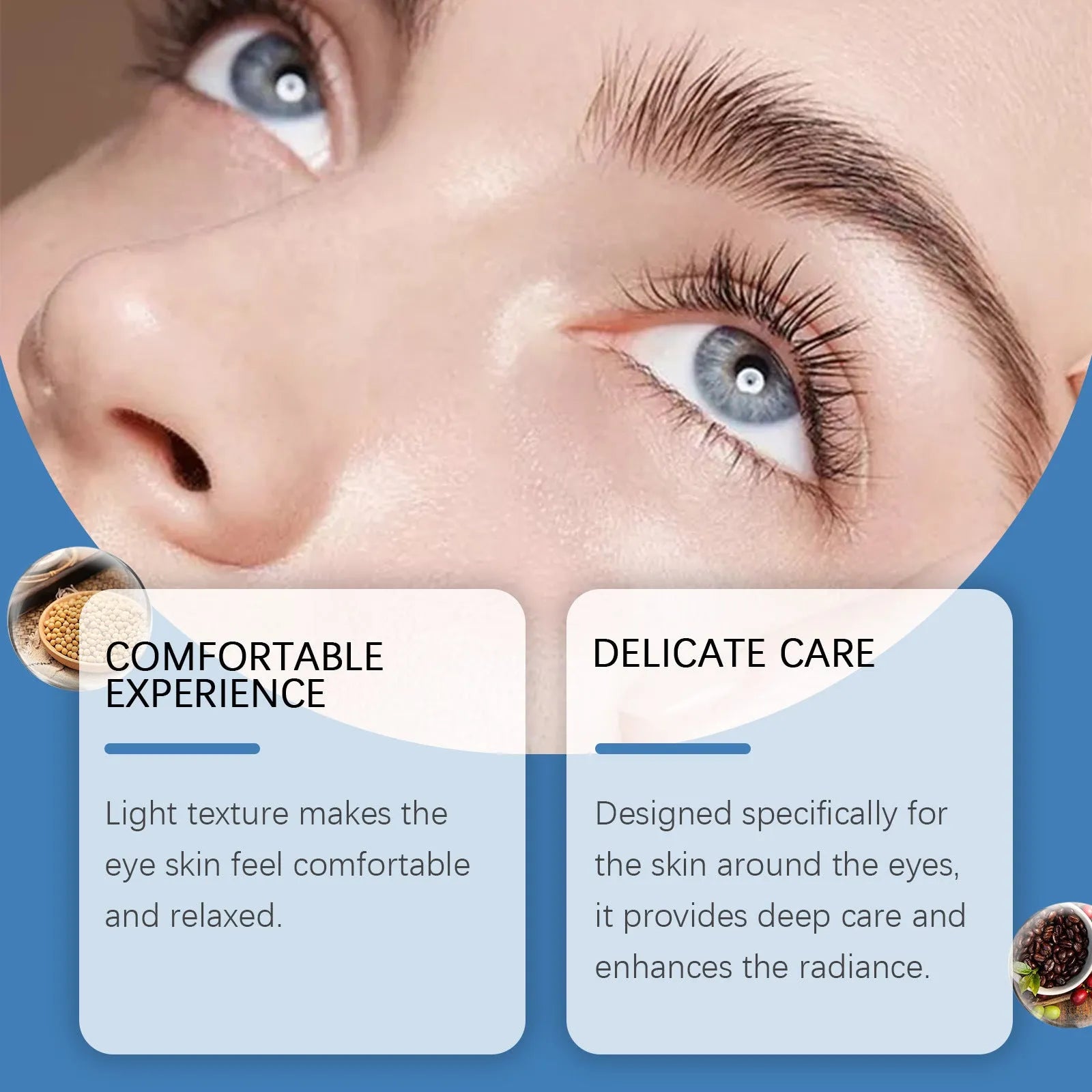 Viareline Collagen Firming Eye Cream in a 15g white jar.