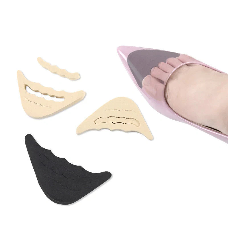 Comfortable anti-slip toe pads for high heels, ensuring a secure and snug fit