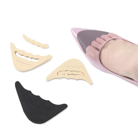 Comfortable anti-slip toe pads for high heels, ensuring a secure and snug fit