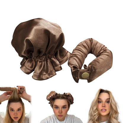 Heatless Curl Stick with cloth cover for safe, no heat hair styling