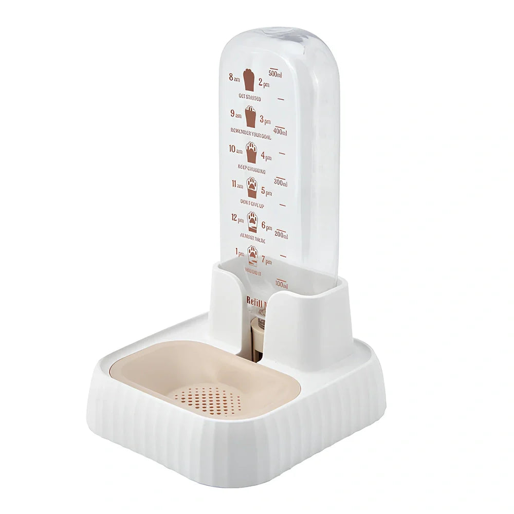 Green pet water fountain with circulating water flow and filtration system for cats and dogs