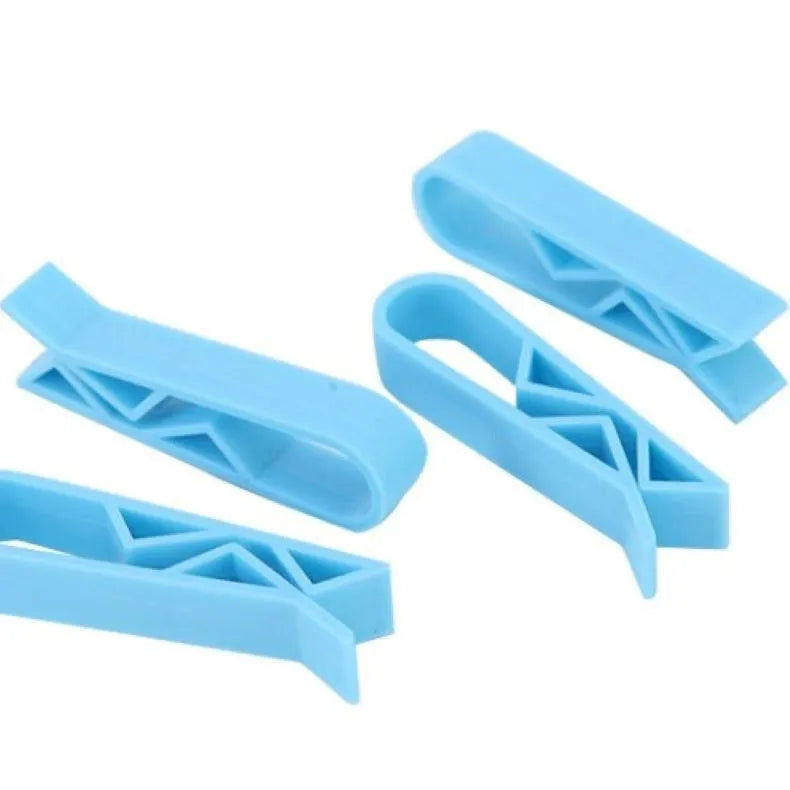PP plastic non-slip garbage bag fixing clip for securing bin liners.