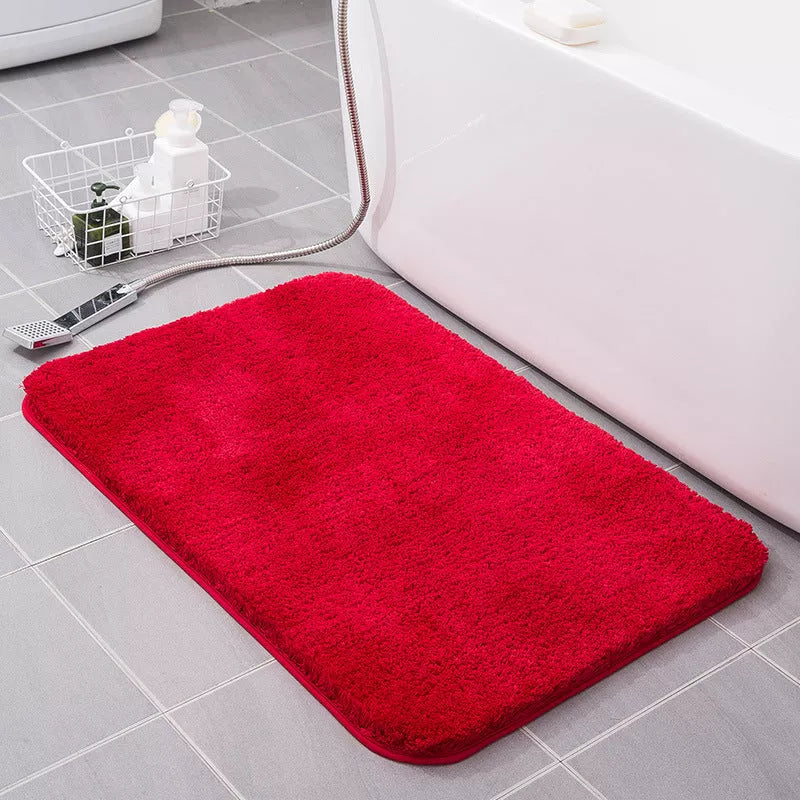 Polyester fiber doormat in various colors and sizes for home entryways