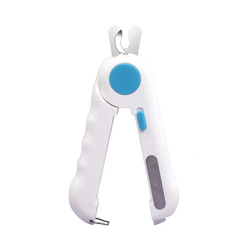 LED illuminated pet nail clippers for safe and precise trimming