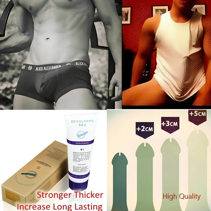 50ml transparent crocodile cream container for male exercise massage with plant extract formula