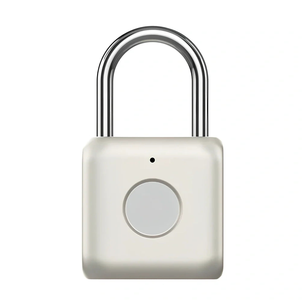 Fingerprint smart lock with zinc alloy body measuring 33x58.8x15mm with biometric sensor