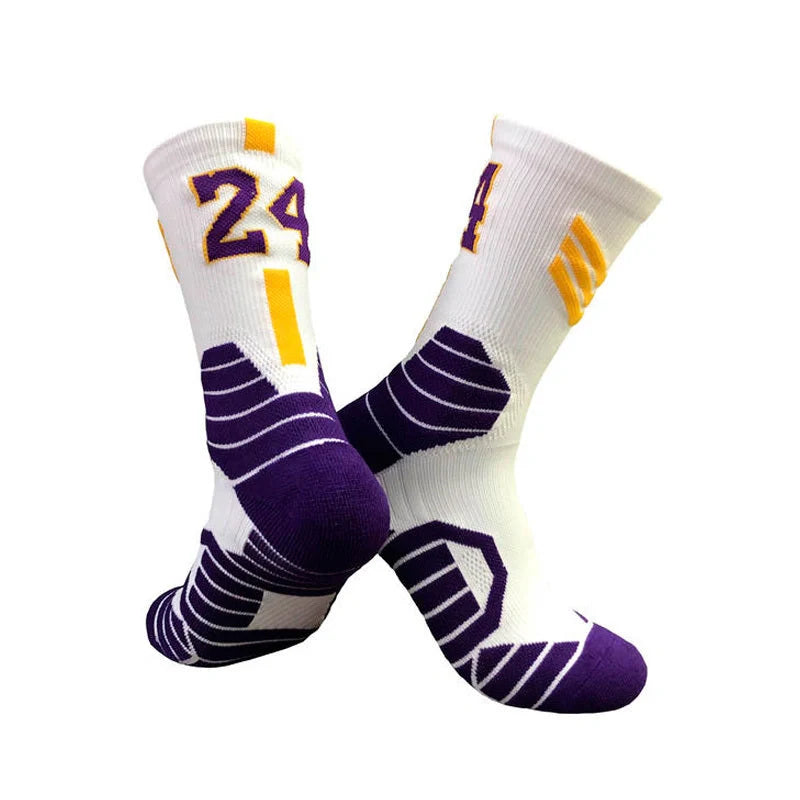 Premium basketball socks with moisture-wicking technology and supportive fit for enhanced sports performance