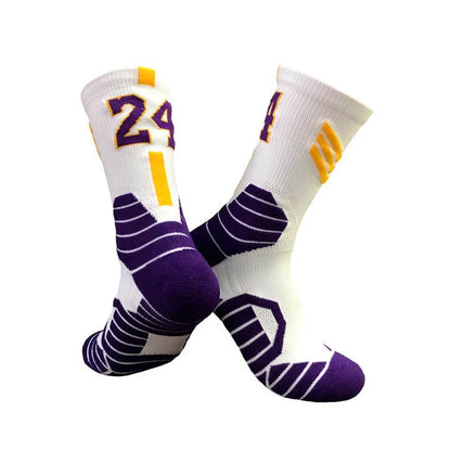 Premium basketball socks with moisture-wicking technology and supportive fit for enhanced sports performance