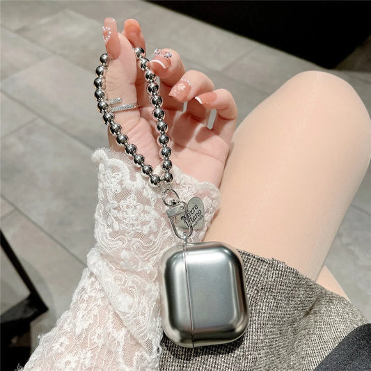 Matte electroplated TPU protective case for AirPods showing universal fit and scratch-resistant finish